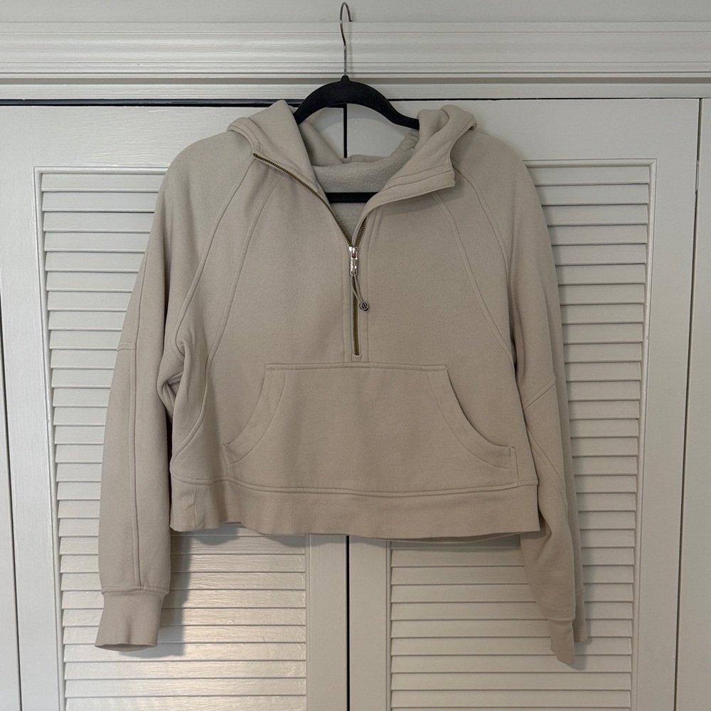 Lululemon Cropped Half-Zip Hoodie